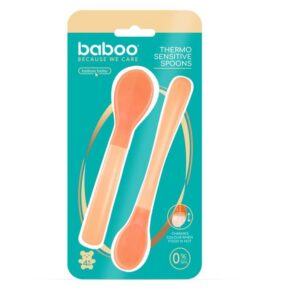 BABOO Soojustundlikud lusikad Lagoon fiesta, 4+ kuud