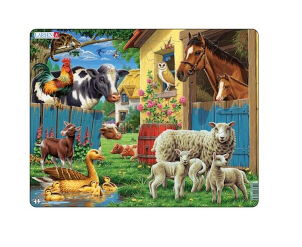 Papist puzzle 23-osaline Farmiloomad MAXI FH23 Larsen
