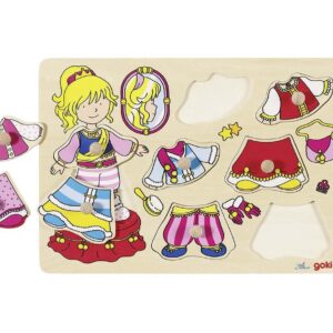 GOKI nuppudega puzzle Printsessi riided