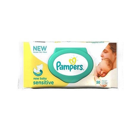 Niisked salvrätikud Pampers New Baby Single 50tk LÕPUMÜÜK!!!