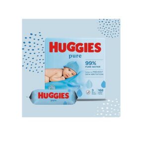 Huggies beebisalvrätid Pure Triplo 2+1 pakk tasuta 3x56tk