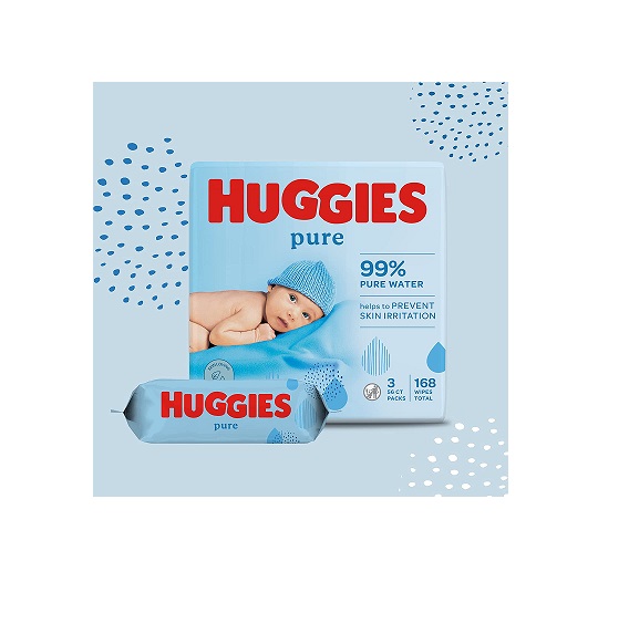Huggies beebisalvrätid Pure Triplo 2+1 pakk tasuta 3x56tk