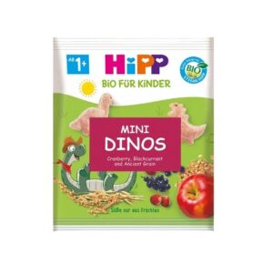 HiPP mahedad teraviljaampsud Mini Dinos 1–3aastasele ÖKO 30g (1pakk-2,10eur)