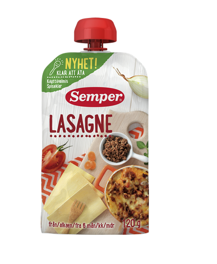 LASANJE Semper 3x120g 6.kuust (1tuub-2,43eur)