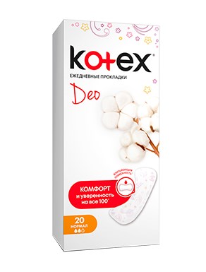 Kotex Comfort Normal pesukaitsmed  DEO 20tk