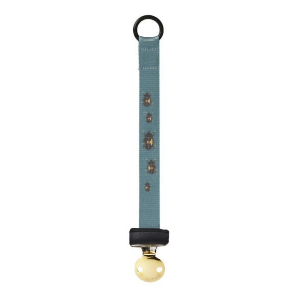 Elodie Details Pacifier Clip –  Tiny Beetle Petrol One Size lutipael