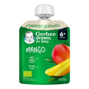 Gerber mahe mangopüree  3x80g 6+kuust (1tuub-2,3eur)