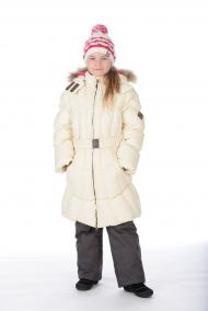 Laste mantel SERENA (1213aw13) 116CM 040 valge Huppa