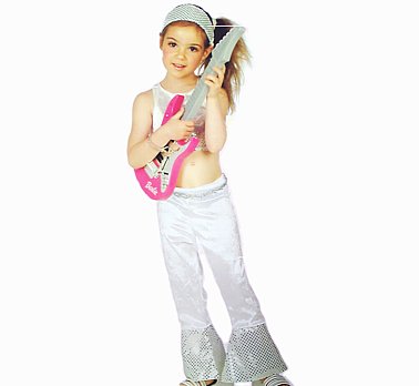 Barbie White Star kostüüm 5-7aastasele tüdrukule ( 116cm)