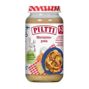 Piltti Väikese meremehe hautis 3x190g 1-3 aastasele (1purk-2,30eur)