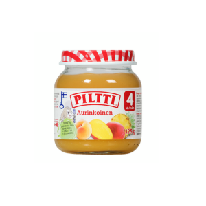 Piltti mango,aprikoosi ja ananssipüree 3×125 g, alates 4-elukuust (1purk-1,19eur)