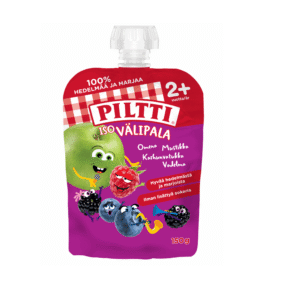 Piltti marjapüree 3×150 g, alates 2+aastast (1tuub-1,69eur)