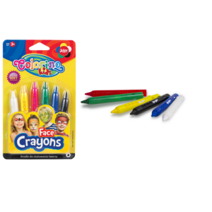 NÄOKRIITIDE KOMPLEKT 6värvi Coloring Kids 32629PTR