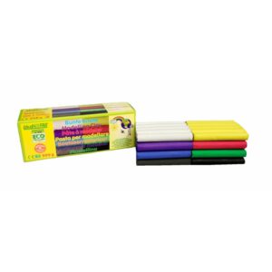 Ökonorm plastiliin pehme 8 värvi (500g)