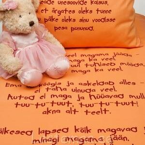 Kallis TÜTREKE Tekikott 102×120 ja Padjapüür 40×52 Oranþ /SAAR