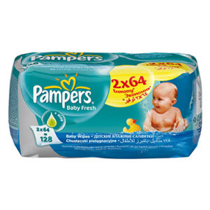 Pampers niisked salvrätikud Baby Wipes Fresh 2x64tk