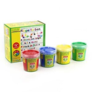 Ökonorm näpuvärvide komplekt 4x150ml (punane,sinine,kollane,roheline)