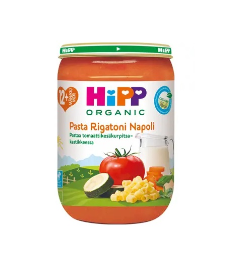 HiPP PASTA TOMATIKASTMES ÖKO  3x220g Hipp  12.kuust  (1tk-2,35eur)