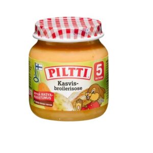 Piltti Köögivilja-kanapüree 3x125g 5.kuust (1purk-1,75eur) 5.kuust