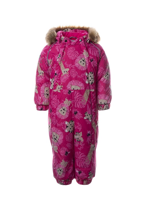 Kombinesoon KEIRA 319200030 fuksia mustriga-03363 Huppa