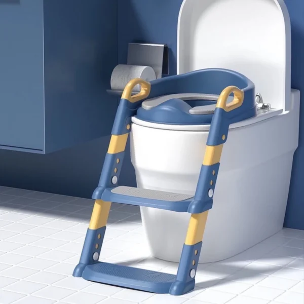 WC iste+aste 2in1 sinine/kollasega 18+kuud