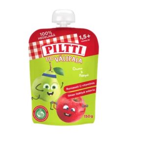 Piltti õuna-pirnipüree  3×150 g, alates 1,5+aastast (1tuub-1,69eur)