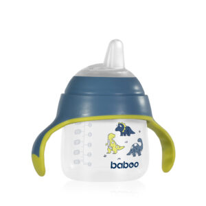 BABOO Silikoontilaga tass Blue Haze 6+ kuud, 150 ml