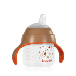 BABOO Silikoontilaga tass Au Naturale 6+ kuud, 150 ml