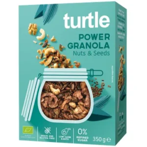 Granola seemnete ja pähklitega, ökoloogiline Turtle 350g
