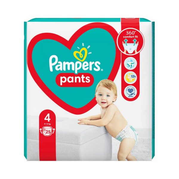 Pampers CP N4  9-14kg mähkmepüksid 25tk