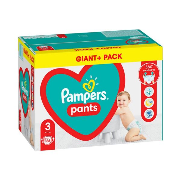 Pampers püksmähkmed GP+ N3 6-11kg 86tk