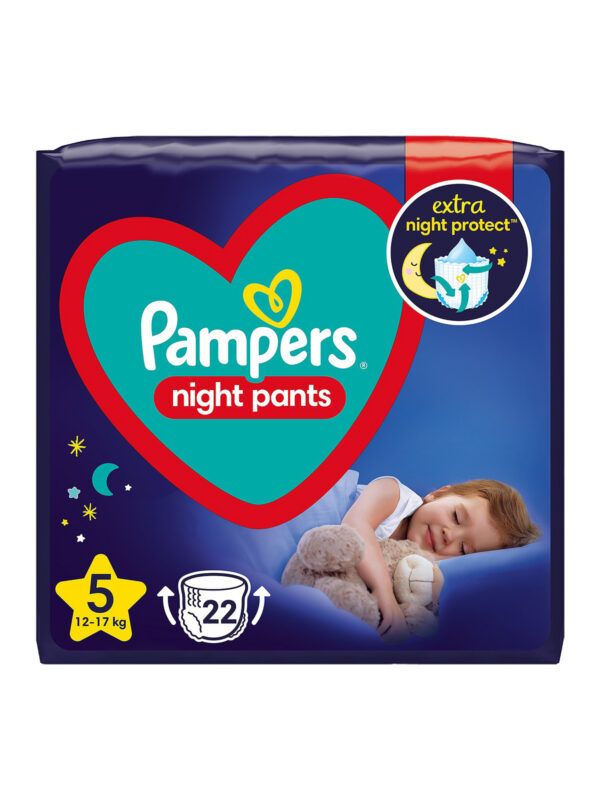 Pampers Night mähkmepüksid ööseks VP N5  12-17kg  22tk