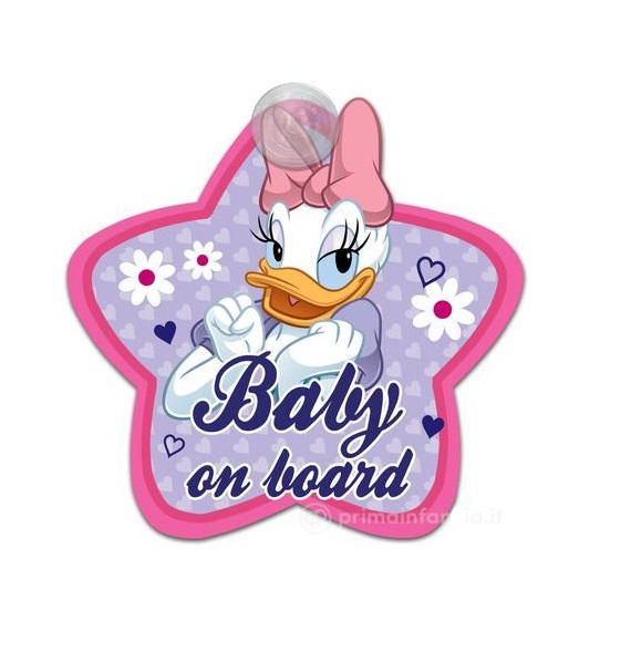 Silt auto aknale Baby on board! (Beebi autos!) Daisy
