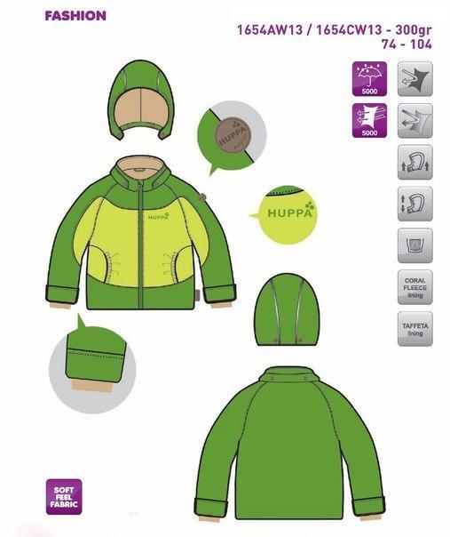 Jope SEEMA 1654AW13 80cm kiwi/limeade 737 Huppa