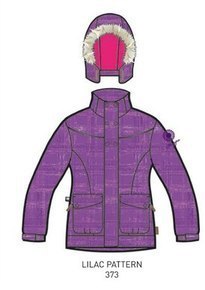 Jope THERESE 1659bw13 152cm lilac pattern 373 Huppa
