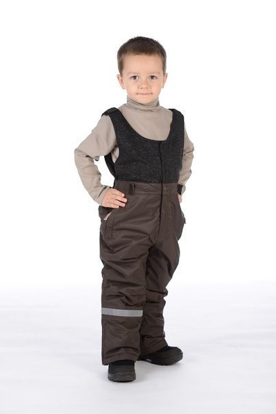 Traksipüksid 2193AW13 VIDRIK pruun 081 (110-122cm)  Huppa