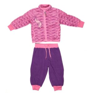 Fliis komplekt KADI 4302CW13 pink pattern/lilac 803 74cm Huppa