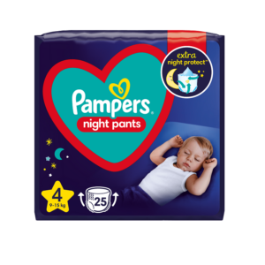 Pampers Night mähkmepüksid ööseks VP N4  9-15kg  25tk