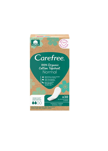 Carefree pesukaitse organic normal 30tk