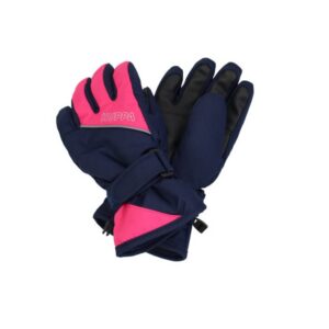 Laste veekindlad sõrmkindad 82650015 JASON 00186-tumesinine/fuksia Huppa