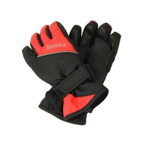 Laste veekindlad sõrmkindad 82650015 JASON 00309-must/punasega Huppa