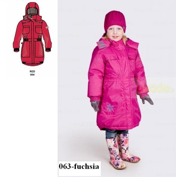Tüdrukute mantel 1204aw11 JANA punane 004 (152-170cm) Huppa