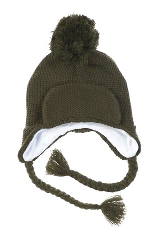 Kootud beebimüts ULLY 8358AW13 S 011-TUMEPRUUN HUPPA