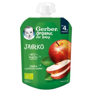 Gerber mahe õunapüree  3x80g 6+kuust (1tuub-2,3eur)