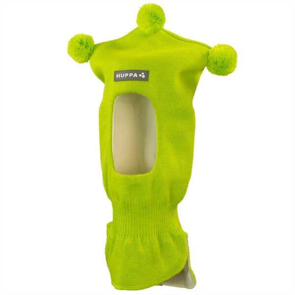 Laste kootud sallmüts COCO 85070000 60047-laim HUPPA