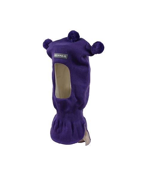 Laste kootud sallmüts COCO 85070000 70053-LILLA  HUPPA