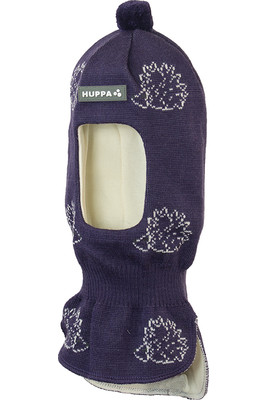 Müts-sall 85120000 KELDA 80173-tumelilla/valge  XS Huppa