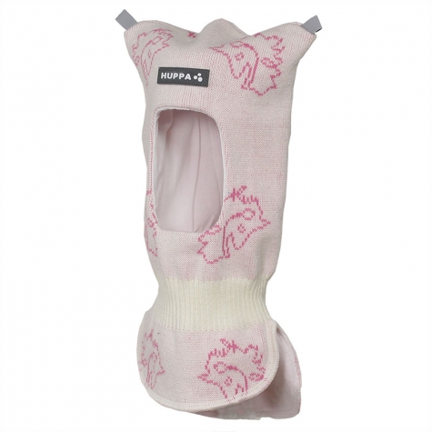 Müts SELAH  85140000 XS(43-46cm)70120-valge/roosa  Huppa