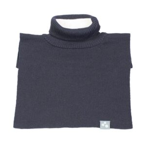 Laste kootud kaelussall CORA 8606BASE tumehall-018 L/XL