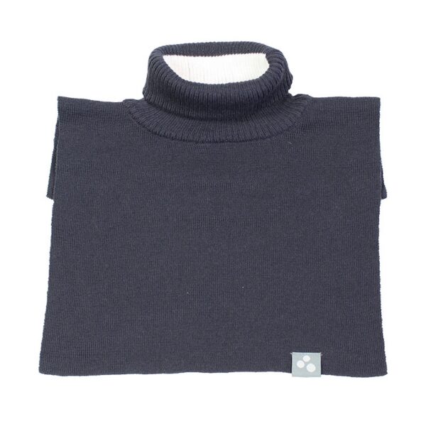 Laste kootud kaelussall CORA 8606BASE tumehall-018 L/XL